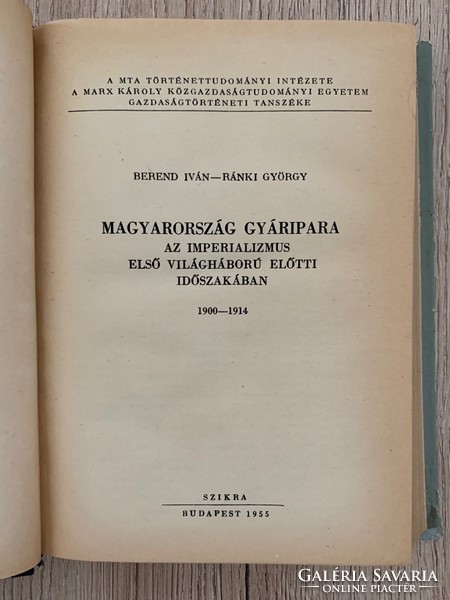 Magyarország Gyáripara 1900-1914