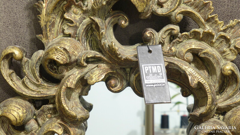 Antik arany gazdag mintázatú  PTMD fali tükör