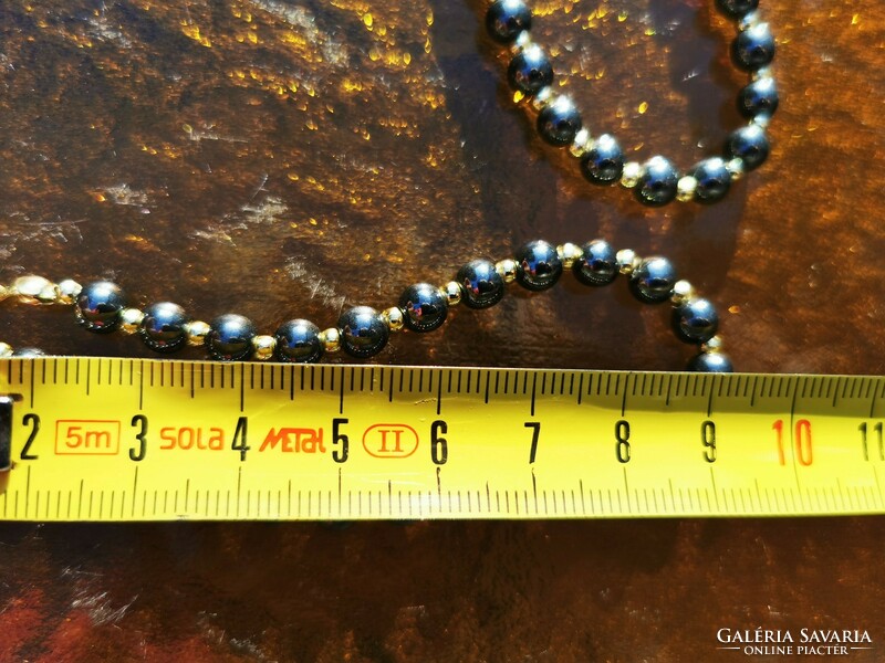 Hematite necklace, bracelet