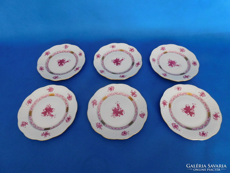 Herend apponyí 6-piece cookie plate set