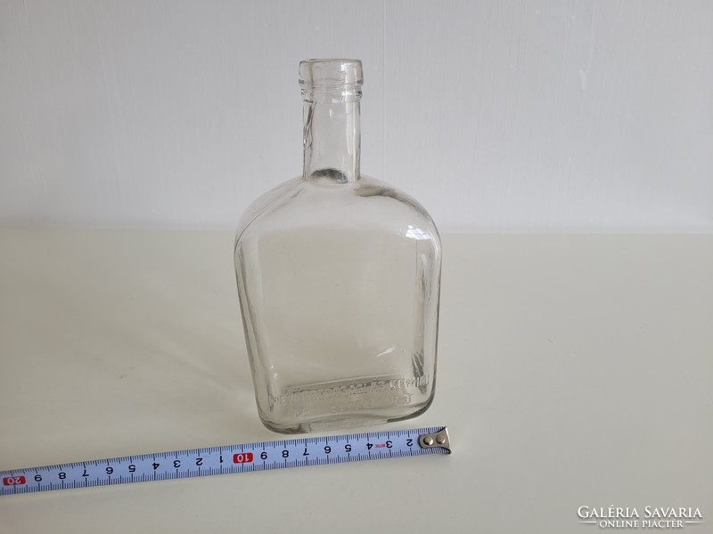Old convex inscribed agricultural and chemical industries r.T. Vintage glass bottle
