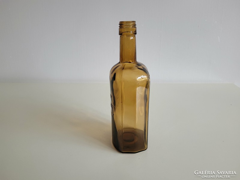 Régi barna italos üveg Unicum Likőrgyár Budapest