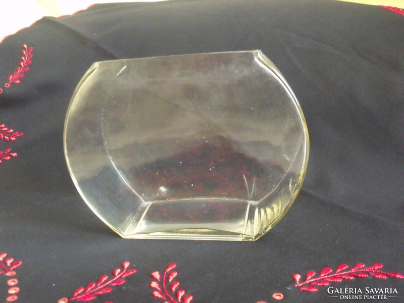 Antik vastagfalú üveg váza