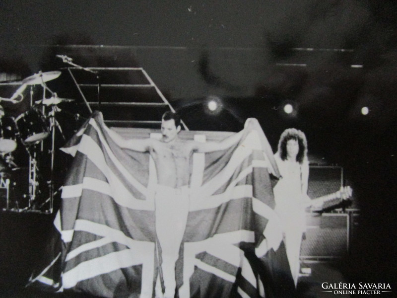1986 Queen band Freddie Mercury Budapest contemporary marked gelatin silver photo 14 pcs