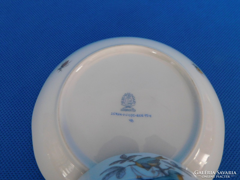 Herend Rothschild platinum tea cup + base new