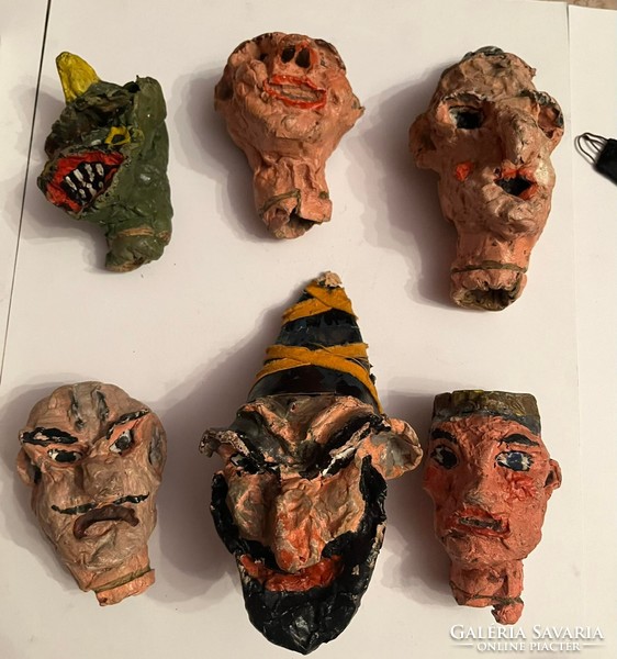 A legacy of a master puppet maker - with papier-mâché puppets - templates