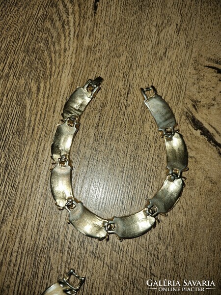 Industrial fire enamel chain and bracelet