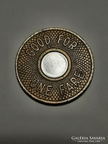 New York subway token, chip