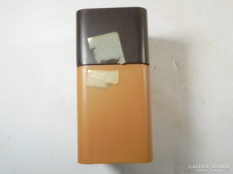 Régi retro kávé kávés műanyag doboz - Extra Mokka BÉV. Zamat kávé és Kekszgyár - kb. 1970-es évek
