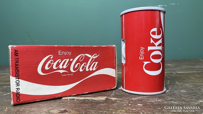 Retro coca cola design radio