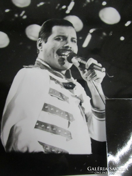 1986 Queen band Freddie Mercury Budapest contemporary marked gelatin silver photo 14 pcs