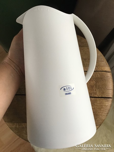 Old alfi la ola design thermos with removable glass interior