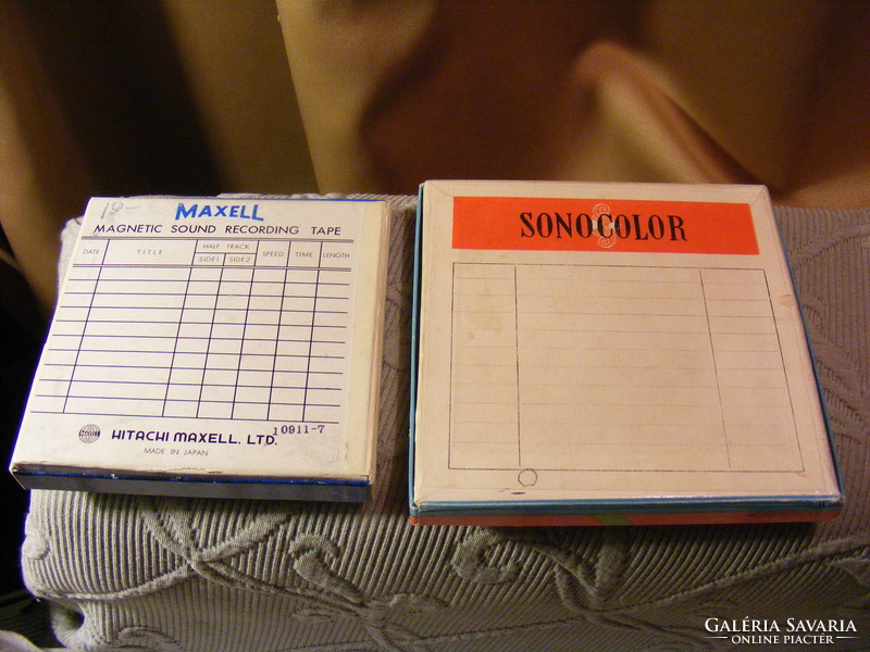 Maxell a35-5 and sonocolor reel tape