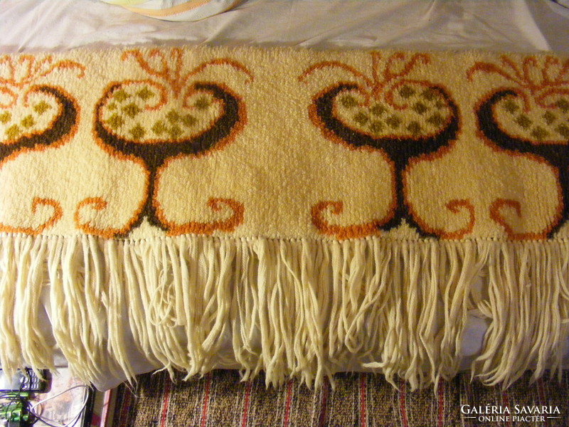 Retro wool suba wall protector tapestry 195 x 40 cm + fringe
