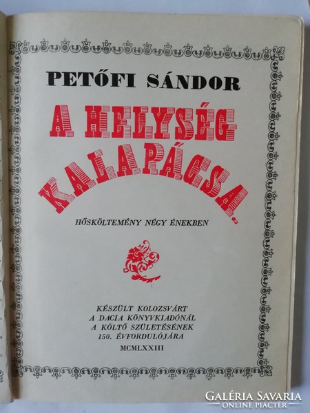 Sándor Petőfi hammered the premises