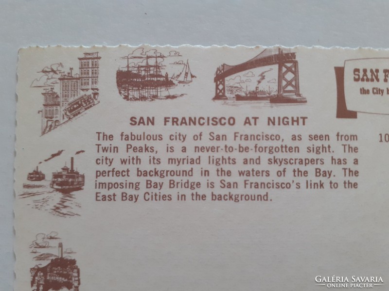 Old postcard san francisco photo postcard