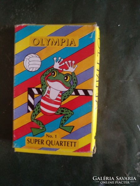Olympia, super quartet, card game, negotiable