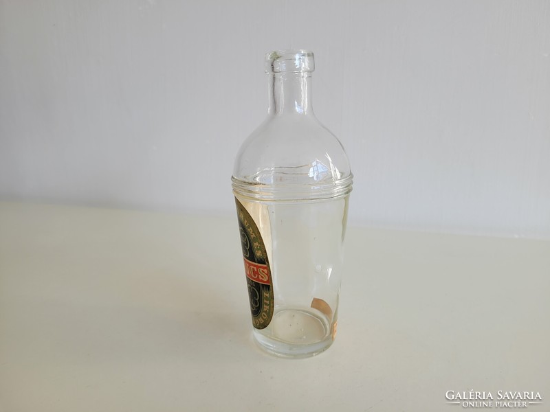 Régi retro Angyalföldi Rum és Likőrgyár palack Zöld Narancs likőr különlegesség üveg