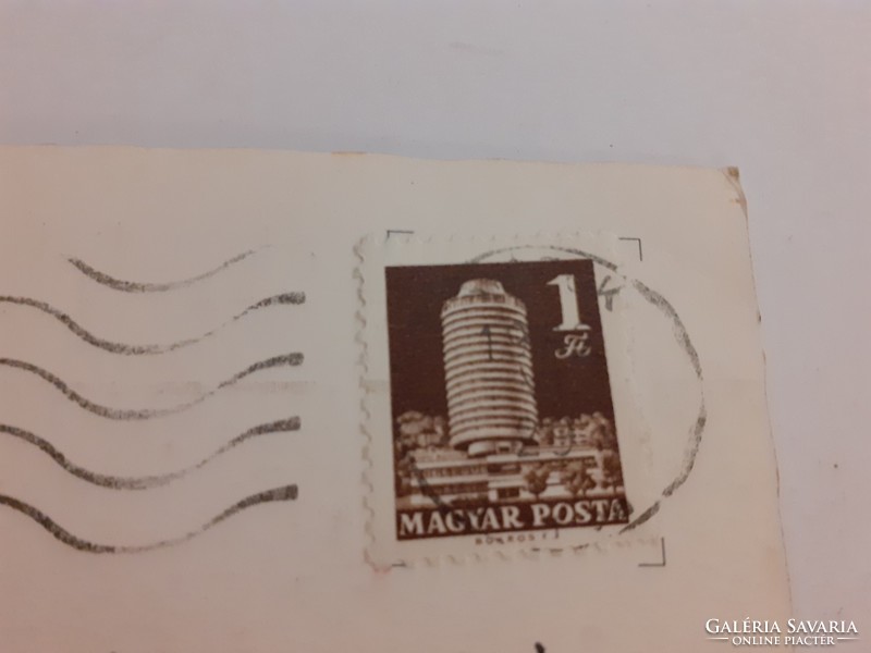 Retro képeslap Balaton vitorlás hajó fotó levelezőlap