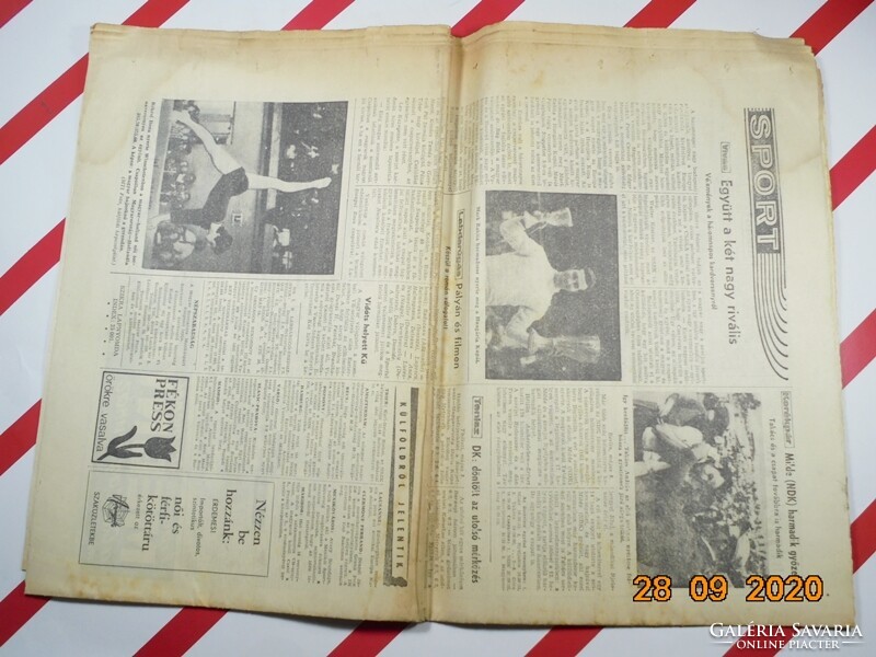 Old retro newspaper - people's freedom - May 9, 1972 - XXX. Grade 107. Number for birthday