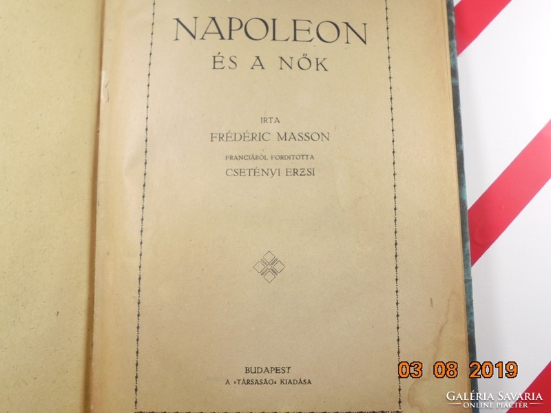 Frédéric masson: napoleon and women