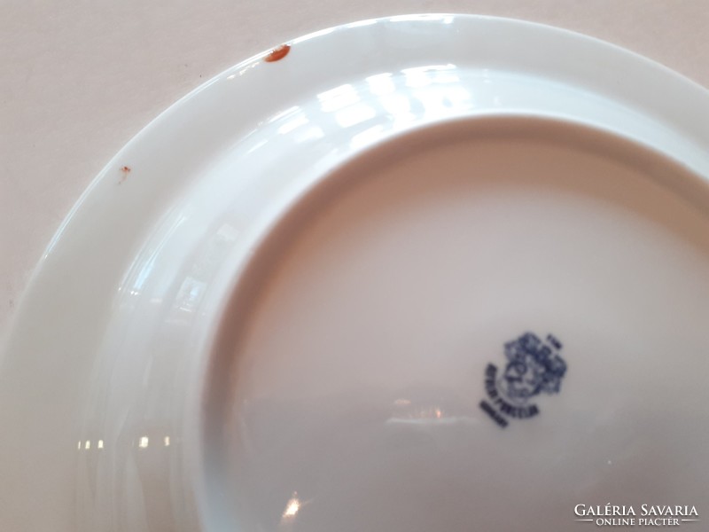 Régi Alföldi porcelán csíkos szélű tányér 2 db
