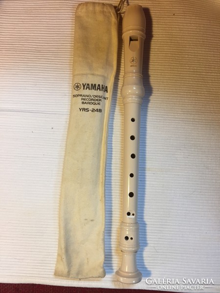 Yamaha soprano, baroque flute with textile case - yrs-24b ( m156)