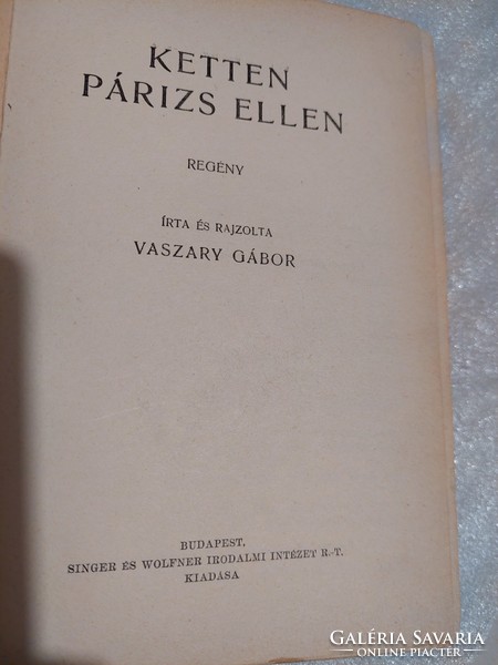 Gábor Vaszary- two against Paris