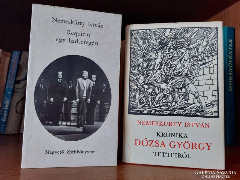 5 db magyar irodalom  könyv egyben  Nemeskürty István, Déry Tibor, Fejes Endre és Simonffy András