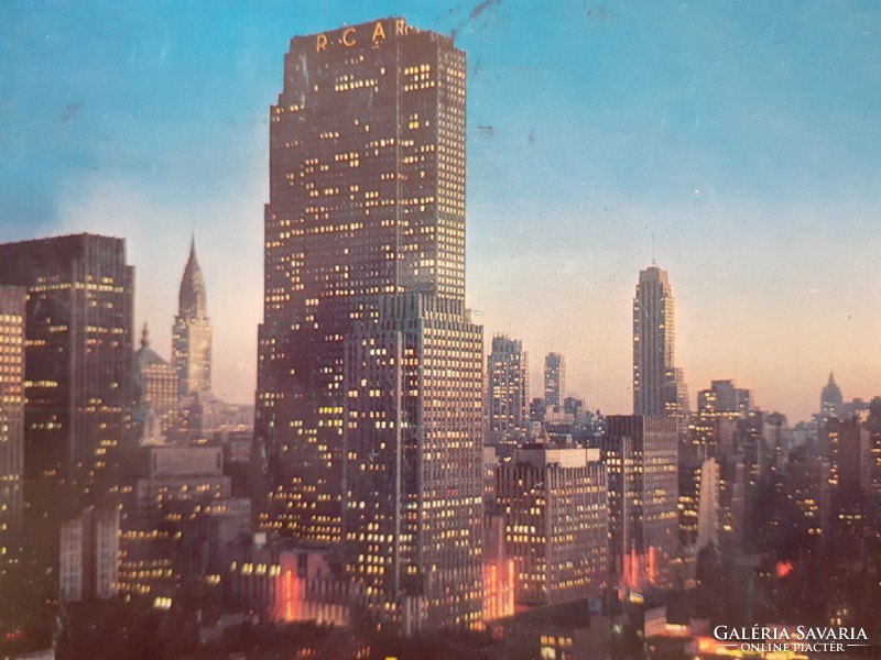 Old postcard 1962 new york photo postcard
