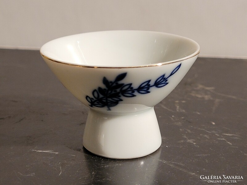 Gekkeikan Sake 2db porcelán Szaké csésze Hibátlan Japán 3,5x5,5cm