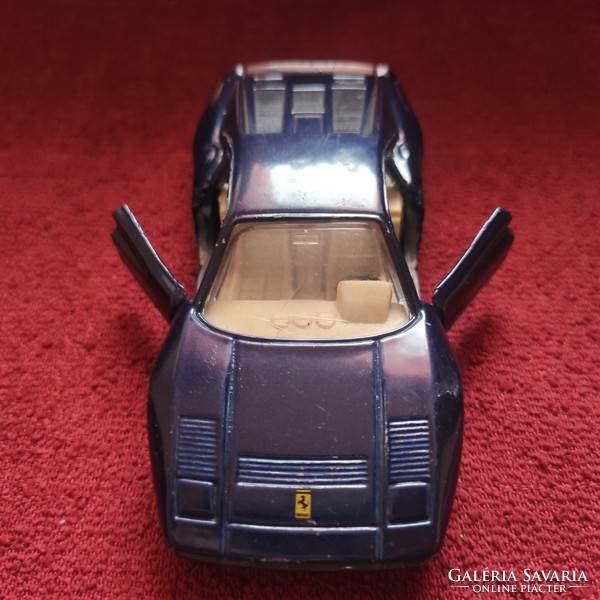 Blue Ferrari 288gto car model, model car