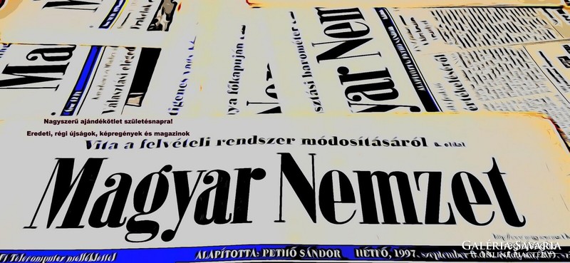 2022 September 28 / Hungarian nation / for birthday :-) original, old newspaper no.: 24991