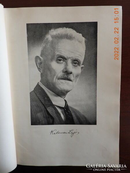 Memorial book for the eightieth anniversary of the birth of Kelemen Lajos