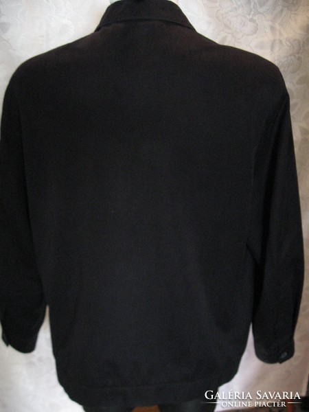 Deep black device designed in italy jacket, jacket, men's small jacket xxl