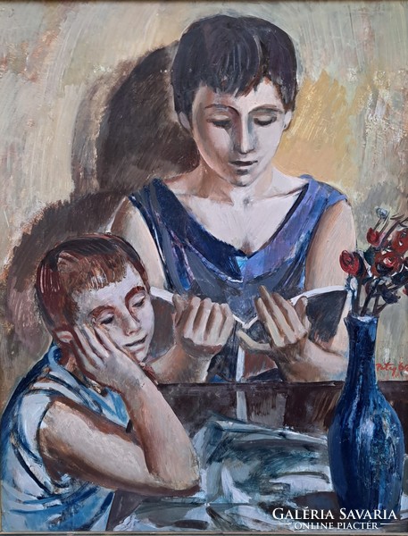 László Patay (1932-2002): mother with her child