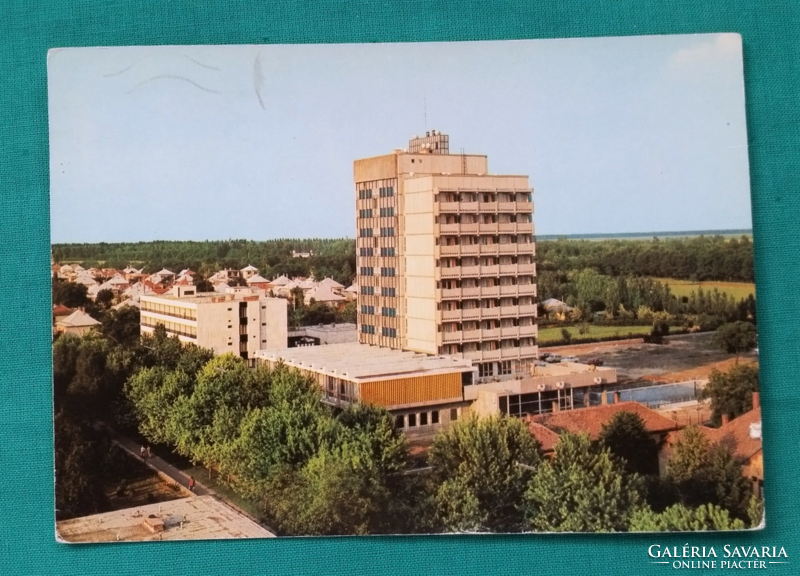 Old postcard - Hajdúszoboszló, Sot édosz resort, 1975