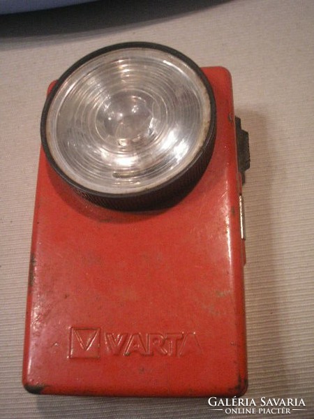 N17 varta old working hanging flashlight for sale red 1 pc only left extreme sale