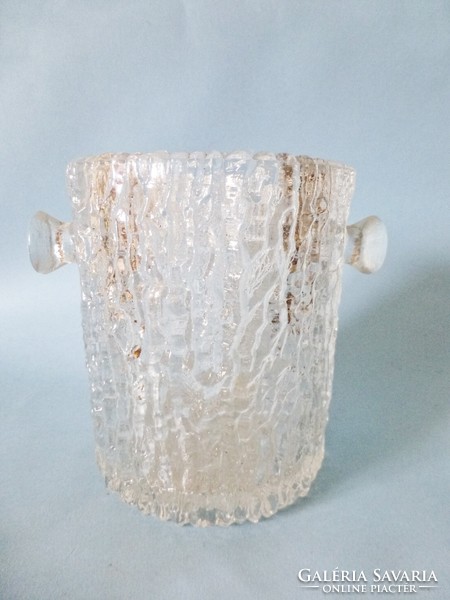 Art deco crystal, ice bucket