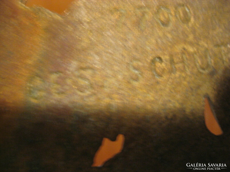 Bronze table coaster with the German coat of arms, the eagle