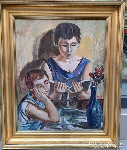 László Patay (1932-2002): mother with her child