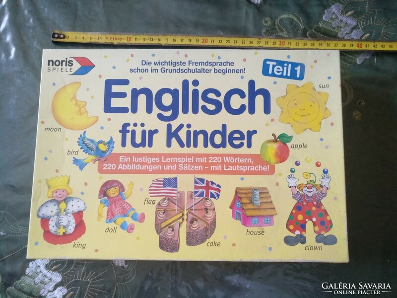 Englisch für Kinder angol - német nyelvtanuló társasjáték, Alkudható