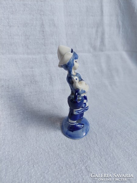 Dutch hand pd blue porcelain