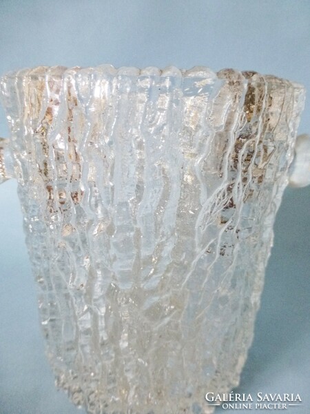 Art deco crystal, ice bucket