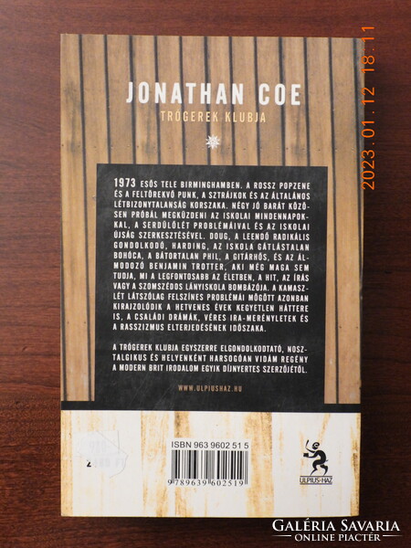 Jonathan Coe - Trógerek klubja