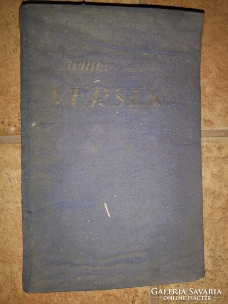 Áprily lajos: poems. First edition! Bp. (1924.) Athenaeum. 90 L. Publisher's full canvas binding.
