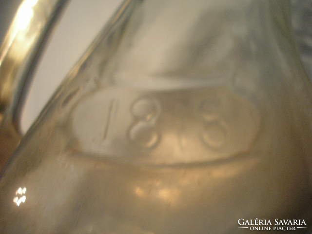 N11 Külön 1818-as jelzéssel és több külön jelzés antik üveg Pierre Smirroff 1.75 literes tojás alak
