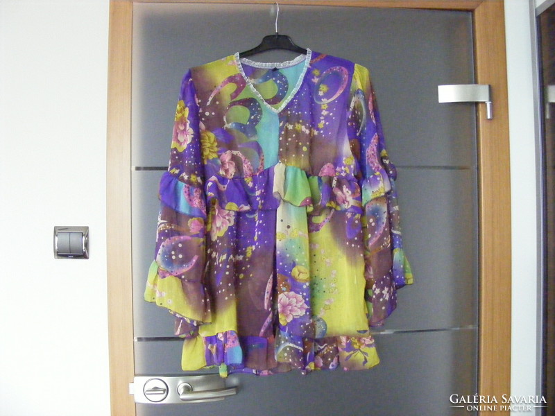 Beautiful translucent blouse, top, women's size L