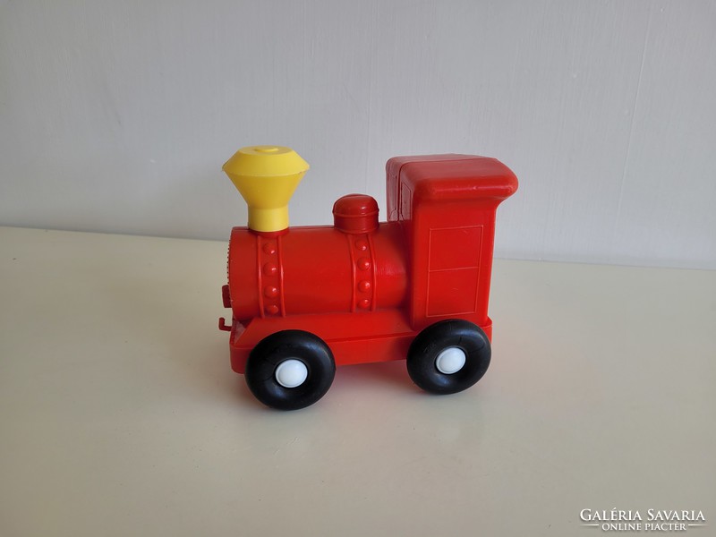 Old retro big plastic toy dmsz locomotive