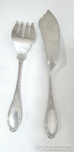 Bruckmann & sohne art nouveau, silver (800) 12-person fish cutlery set (1667 g)